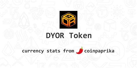 buy dior token|DYOR Token price today, DYOR to USD live price.